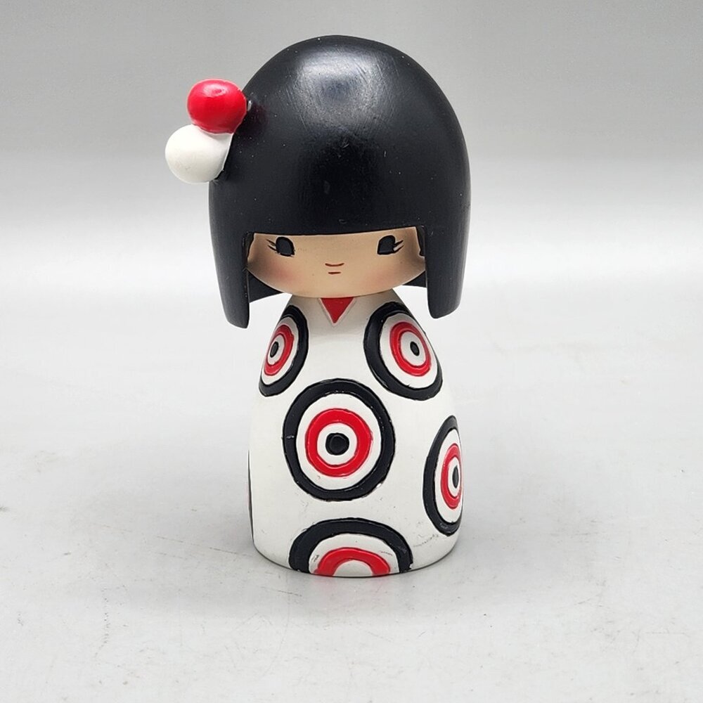 Momiji Message Doll Funny Girl 2008 Collectable Kokeshi Inspired